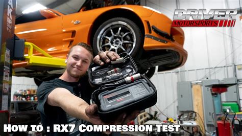 How To FD RX7 13B Rotary Compression Test 